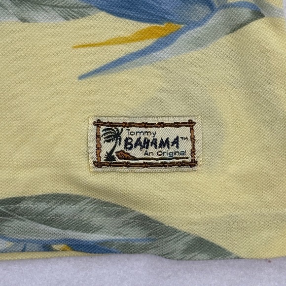 Tommy Bahama Hawiian Floral Print Hula Dancer Polo Shirt Men's Large - Lot‎ of 2 - Picture 12 of 16